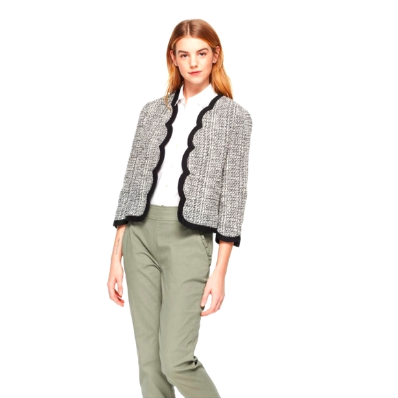 Kate spade scallop tweed jacket Clearance